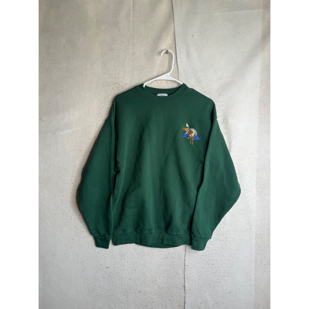 Lee Ultraweight Vintage Forest Green Equi-Fest Idaho Embroidered Sweatshirt M